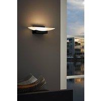 Eglo Metrass LED Plastic and Aluminium Black Uplighter Wall Light