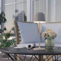 Eglo Mannera Steel Sandy & White Touch Dimmer Table Lamp in Beige
