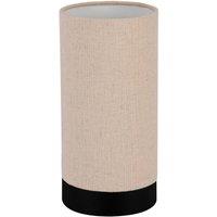 Eglo Feniglia Natural Linen Cylindrical Table Lamp