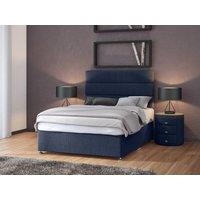 Bedmaster Signature Platinum 2000 Pocket Sprung Linen 4 Drawer Divan Set in Midnight | Size: Super King