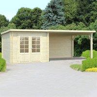 Palmako Ella 6m x 3m Log Cabin Summerhouse (28mm)