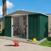 10' x 8' Yardmaster Green Metal Shed (3.03m x 2.37m)