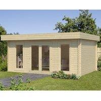 Palmako Bret 5.1m x 3.9m Log Cabin Garden Room (44mm)