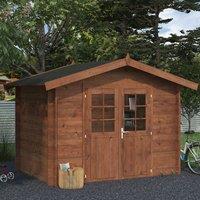 Palmako Valentine 2.8m x 1.8m Premium Log Cabin Shed (28mm)