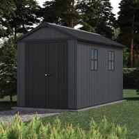 7'5 x 11' Keter Newton Plus Grey Plastic Garden Shed (2.30m x 3.50m)