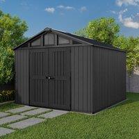 10' x 11'5 Keter Stronghold Grey Plastic Garden Shed (3.05m x 3.50m)