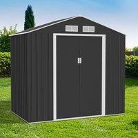 7' x 4' Lotus Hera Apex Metal Shed (2.01m x 1.21m)