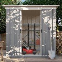 6' x 4' Yardmaster Platinum Tall Pent Metal Shed (1.9m x 1.19m)