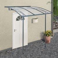 Palram Canopia Vega Grey 2000 Clear Door Canopy