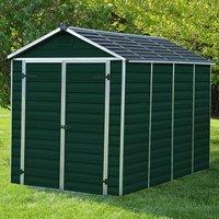 6' x 10' Palram Canopia Green Skylight Plastic Shed (1.85m x 3.04m)