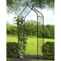 Panacea Ogee Metal Garden Arch 8'6 x 3'9