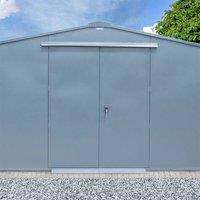 10' x 14' Asgard Garrison Police Preferred Metal Bike Workshop Shed (3.11m x 4.57m)