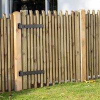 3ft High Forest Contemporary Picket Gate