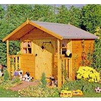 6' x 5'6 Shire Cubby Childrens/ Kids Wooden Garden Playhouse