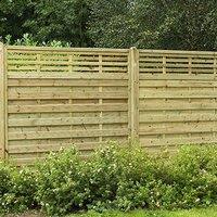 Forest 6' x 6' Kyoto Pressure Treated Decorative Fence Panel (1.8m x 1.8m)