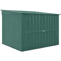 6' x 6' Globel Heritage Green Metal Bike Shed (2.12m x 2.00m)