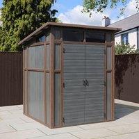 7?? x 7?? Mercia Premium Composite Pent Shed (2.03m x 2.08m)