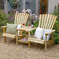 Forest Florida Wooden Garden Love Seat 6'2 x 3'1 (1.87m x 0.95m)
