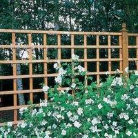 Forest 6' x 3' Heavy Duty Square Garden Trellis Fence Panel (1.83m x 0.91m)