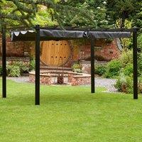 10' x 10' Glendale Seville Grey Garden Gazebo (3m x 3m)