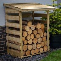 3'2 x 2'8 Forest Pent Small Logstore (1m x 0.8m)