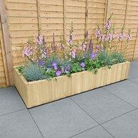 5'11 x 2'2 Forest Lapline Shiplap Wooden Planter (1.79m x 0.67m)