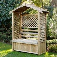 Forest Lyon Garden Arbour Seat 6'x2'