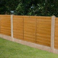 Forest 6' x 3' Straight Cut Overlap Fence Panel (1.83m x 0.91m)