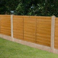 Forest 6' x 4' Straight Cut Overlap Fence Panel (1.83m x 1.22m)