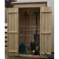 3'6 x 2' Forest Tall Pent Wooden Garden Storage Tool Store - Outdoor Patio Storage (1m x 0.55m)