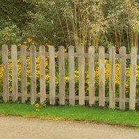 Forest 6' x 3' Heavy Duty Pressure Treated Pale Picket Fence Panel (1.8m x 0.9m)
