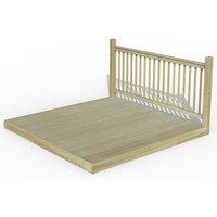 8' x 8' Forest Patio Deck Kit No. 2 (2.4m x 2.4m)