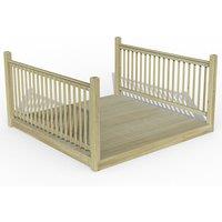 8' x 8' Forest Patio Deck Kit No. 3 (2.4m x 2.4m)