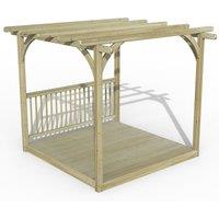 8' x 8' Forest Pergola Deck Kit No. 2 (2.4m x 2.4m)