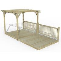 8' x 16' Forest Pergola Deck Kit No. 2 (2.4m x 4.8m)