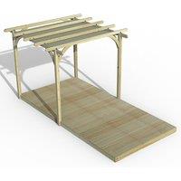 8' x 16' Forest Pergola Deck Kit with Retractable Canopy No. 1 (2.4m x 4.8m)