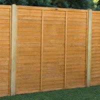 Forest 6' x 6' Straight Cut Lap Fence Panel (1.83m x 1.83m)