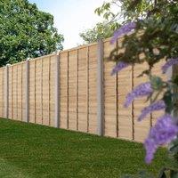 Forest 6' x 6' Larchlap Signature Fence Panel (1.83m x 1.80m)