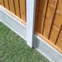 8' x 4" x 3" Forest Lightweight Concrete Fence Post (2440mm x 104mm x 80mm)