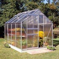 6'x8' Halls Aluminium Frame Polycarbonate Greenhouse (1.92x2.56m)