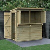 6' x 3' Forest 25yr Guarantee Shiplap Pressure Treated Garden Bar (1.89m x 1.19m)