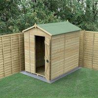 7' x 5' Forest Timberdale 25yr Guarantee Tongue & Groove Pressure Treated Windowless Apex Shed (2.23m x 1.67m)