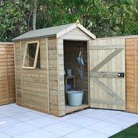 6' x 4' Forest Timberdale 25yr Guarantee Tongue & Groove Pressure Treated Apex Shed (1.93m x 1.3