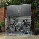 6'4 x 2'9 Trimetals Protect.a.Cycle Metal Bike Shed with Ramp - Anthracite (1.95m x 0.88m)