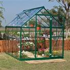 6'x8' Palram Canopia Harmony Walk In Green Polycarbonate Greenhouse (1.8x2.4m)