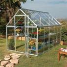 6'x10' Palram Canopia Harmony Walk In Silver Polycarbonate Greenhouse (1.8x3m)