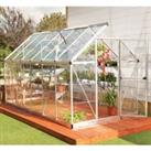 6' x 12' Palram Canopia Harmony Large Walk In Silver Polycarbonate Greenhouse (1.85m x 3.7m)