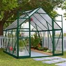 8' x 8' Palram Canopia Balance Green Greenhouse (2.47m x 2.44m)