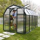 6'x10' Palram Canopia Rion EcoGrow Walk In Green Polycarbonate Greenhouse (1.8x3m)