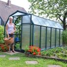 6'x12' Palram Canopia Rion EcoGrow Large Green Polycarbonate Greenhouse (1.8x3.6m)